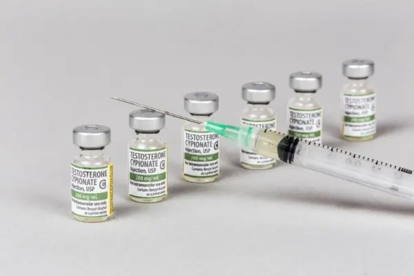 Testosterone Enanthate vs Testosterone Cypionate vials used in TRT
