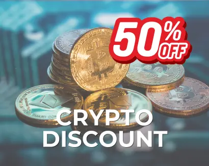 4th of July Sale - Save Up to 50% with Crypto!