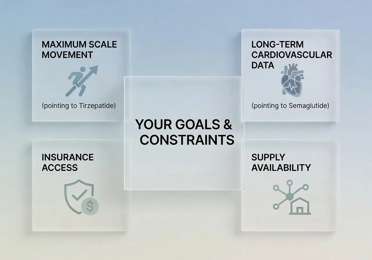 Decide which fits your goals and constraints