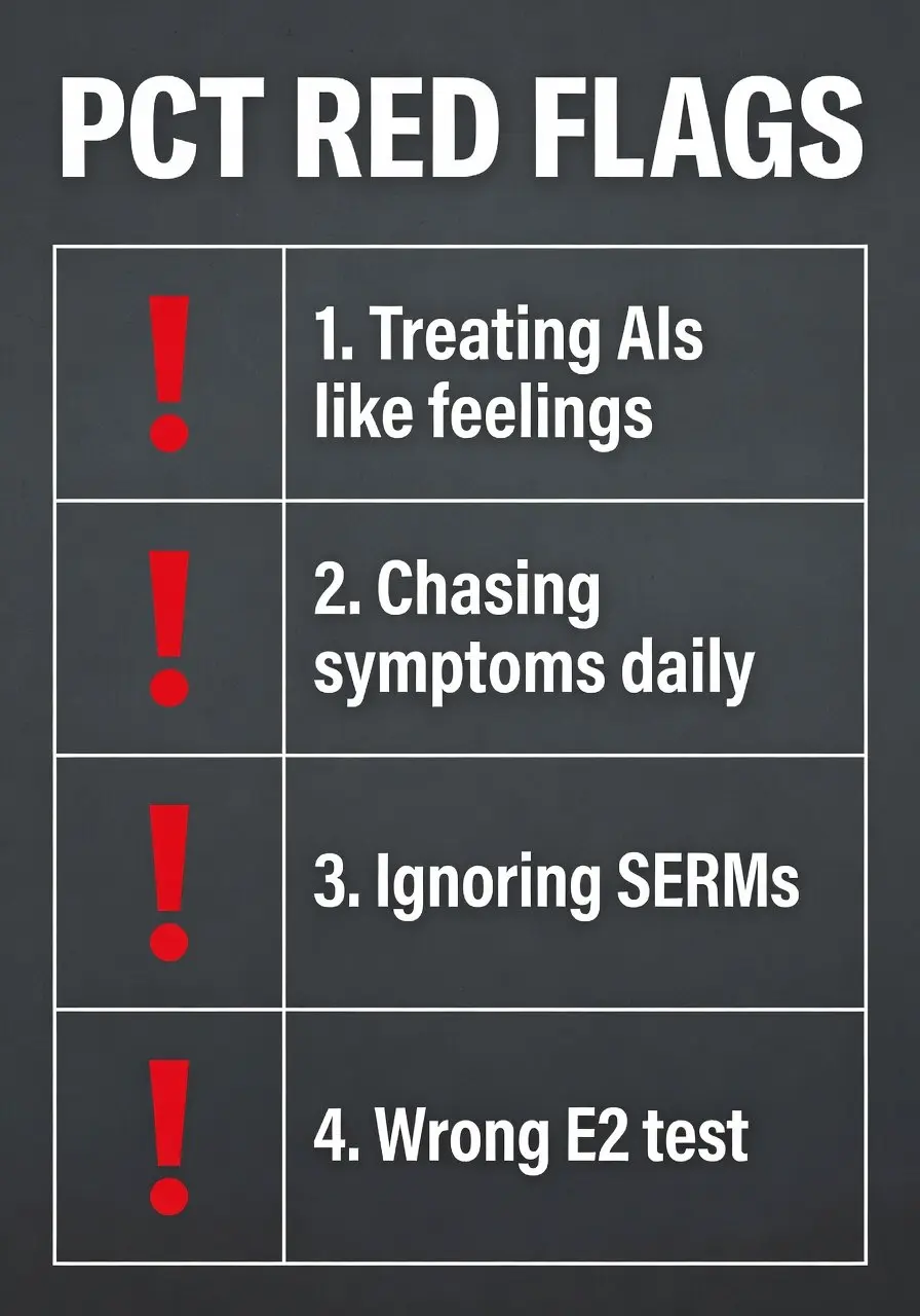Common mistakes that worsen outcomes