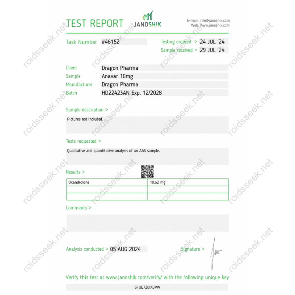 Dragon Pharma, Europe Anavar 10 Dragon Pharma, Europe Anavar 10