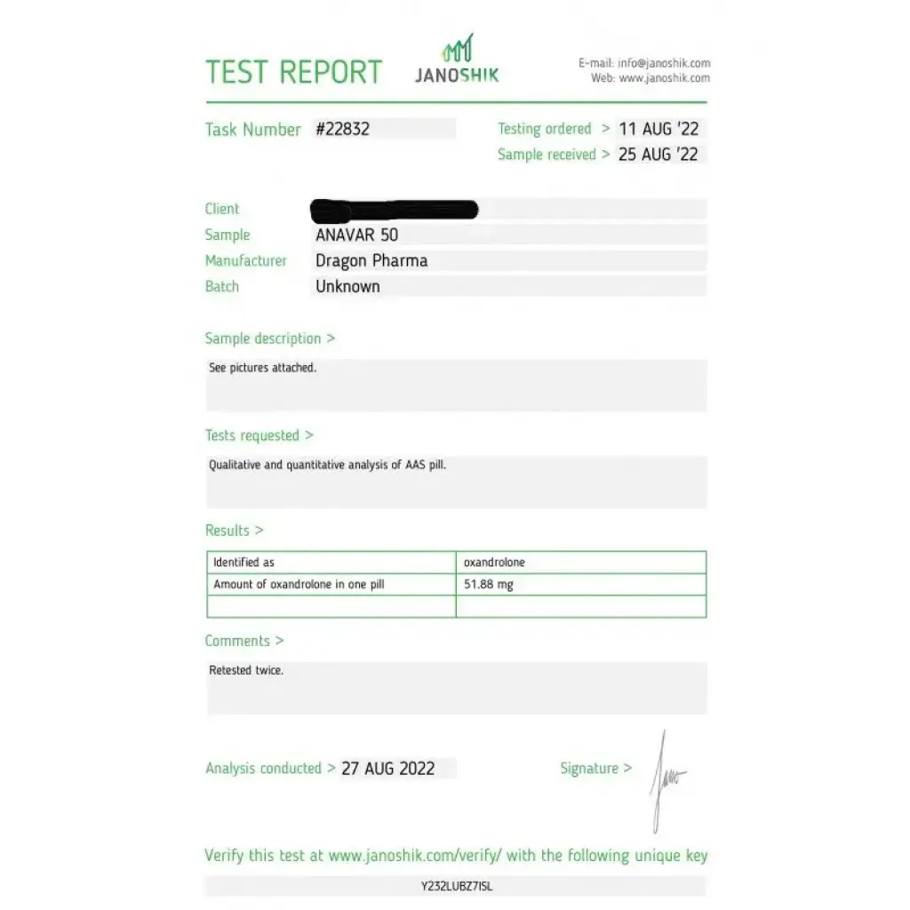 Dragon Pharma, Europe Anavar 50 Dragon Pharma, Europe Anavar 50