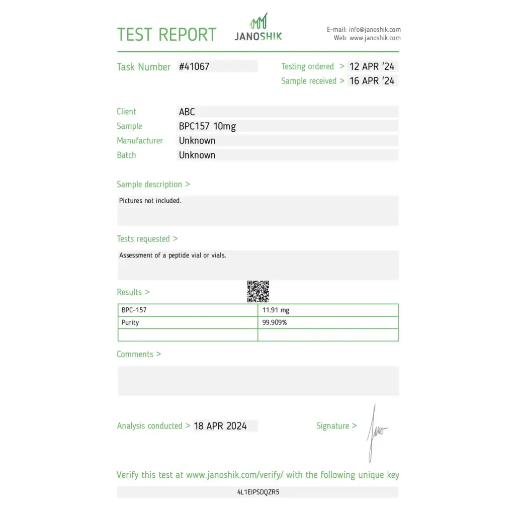 Stealth Labs BPC157 10 mg