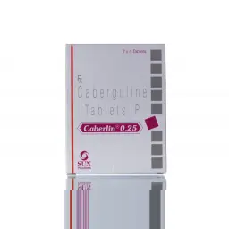 Sun Pharma, India Caberlin 0.25 mg
