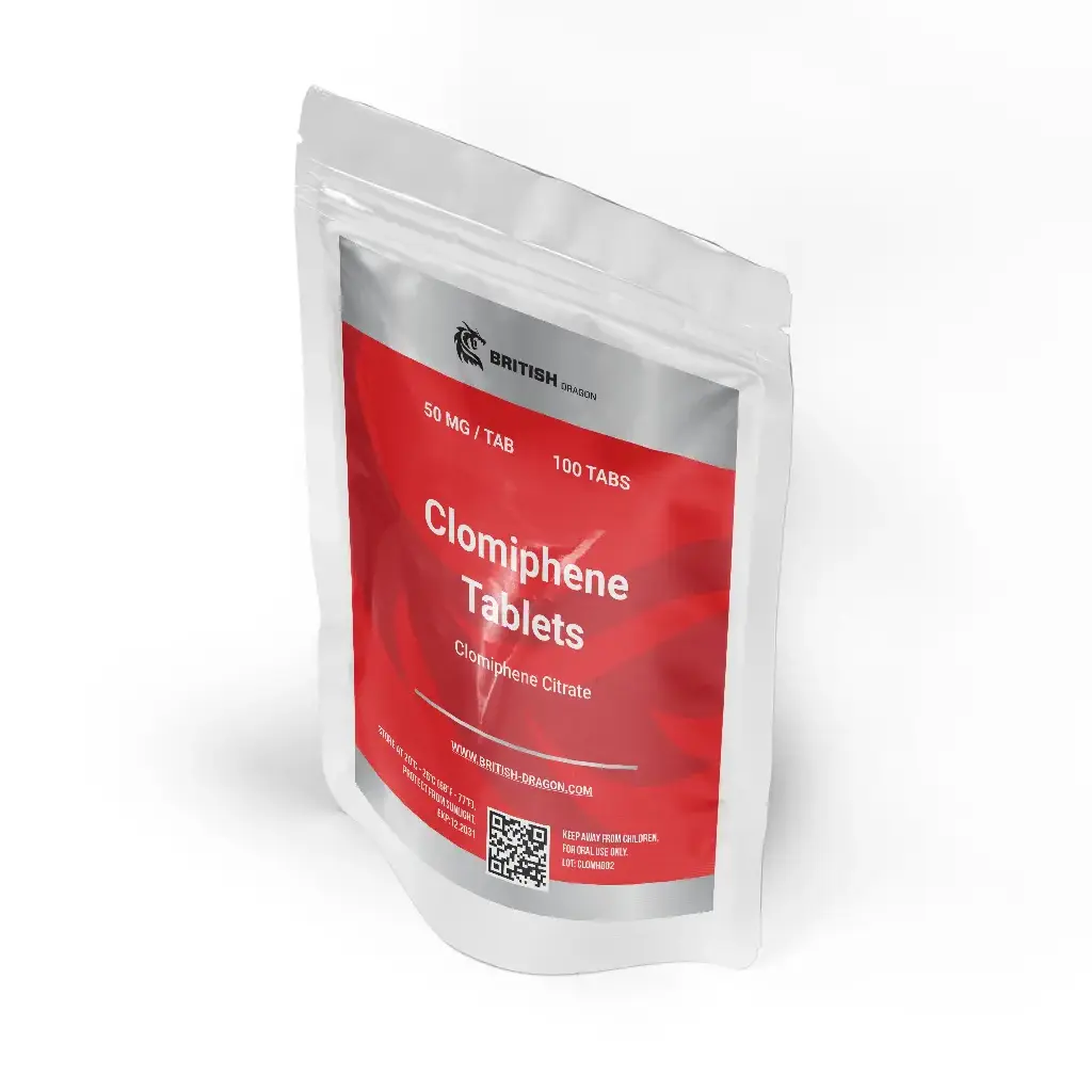 British Dragon Pharmaceuticals Clomiphene 100 Tablets