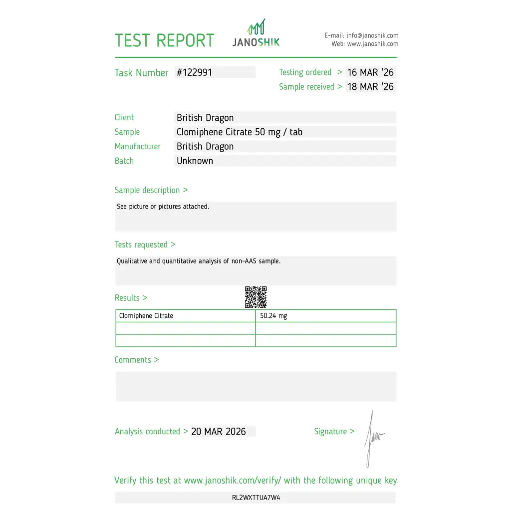 Clomiphene 100 Tablets