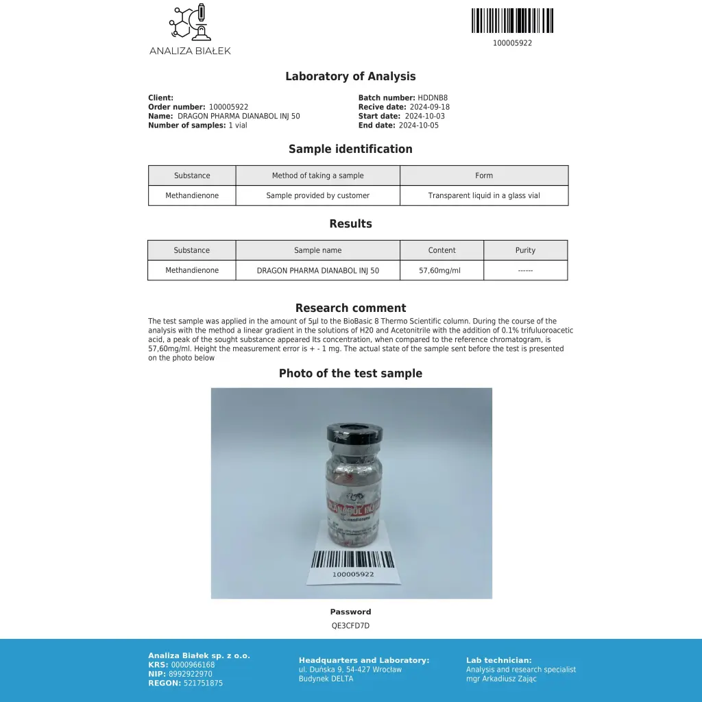 Dragon Pharma, Europe Dianabol Inj Dragon Pharma, Europe Dianabol Inj