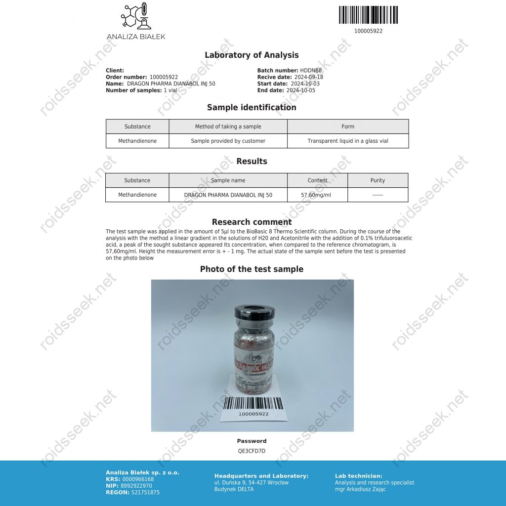 Dragon Pharma, Europe Dianabol Inj Dragon Pharma, Europe Dianabol Inj