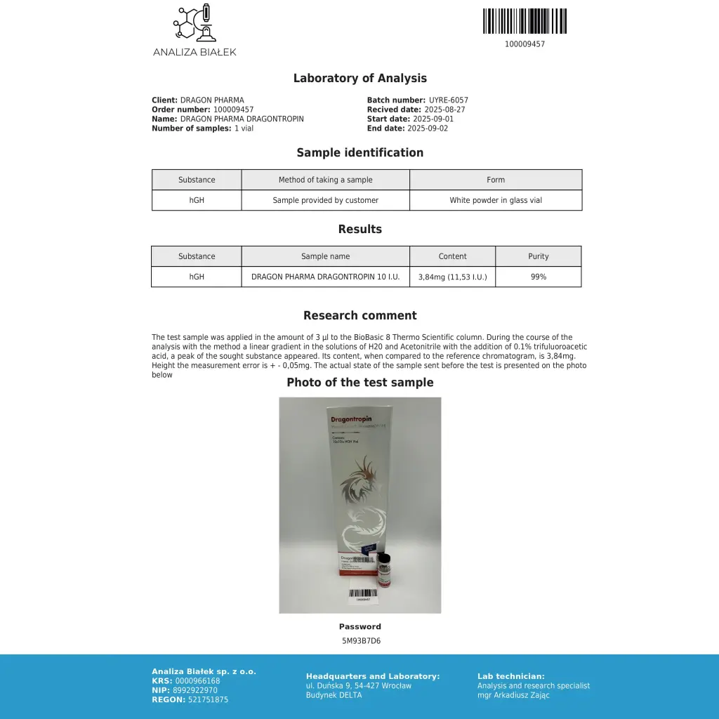 Dragon Pharma, Europe Dragontropin Dragon Pharma, Europe Dragontropin