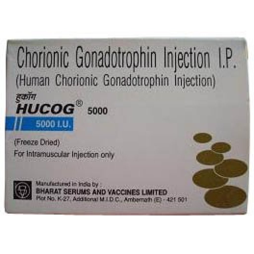 Bharat Serums And Vaccines Ltd, India HCG Hucog 5000iu Bharat Serums And Vaccines Ltd, India HCG Hucog 5000iu