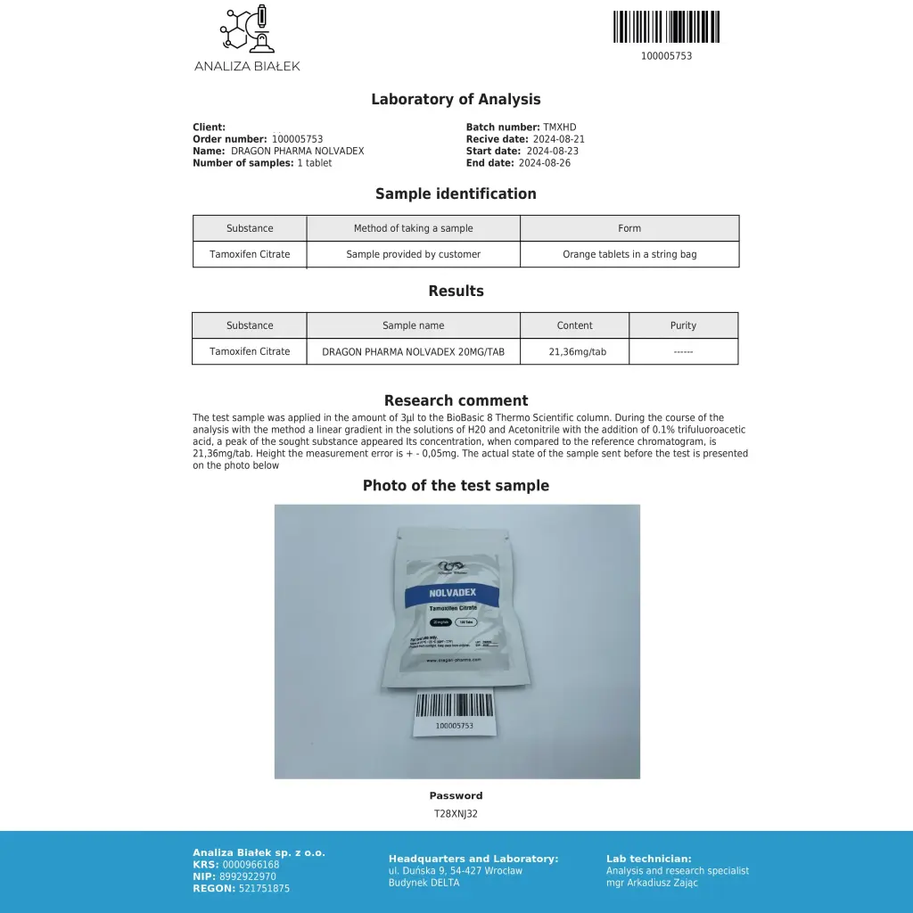 Dragon Pharma, Europe Nolvadex Dragon Pharma, Europe Nolvadex