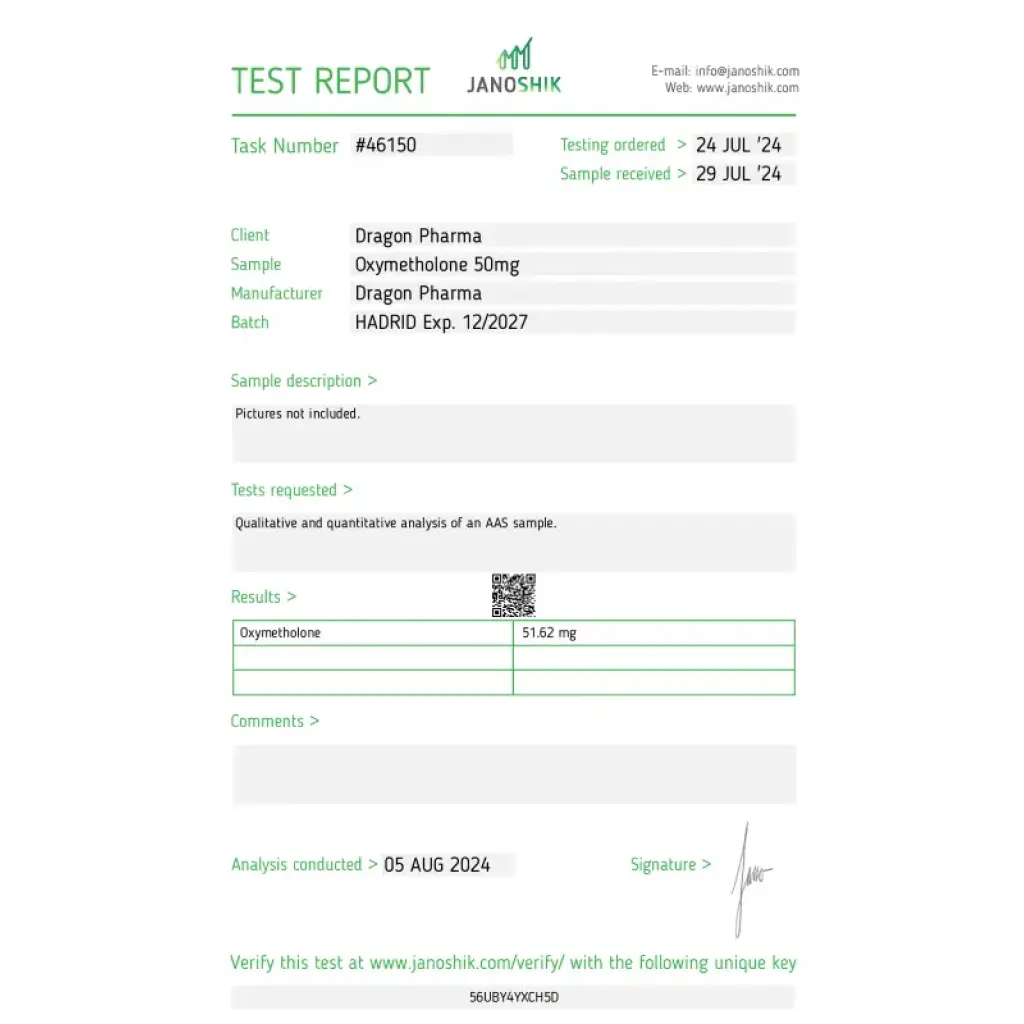 Dragon Pharma, Europe Oxymetholon Dragon Pharma, Europe Oxymetholon