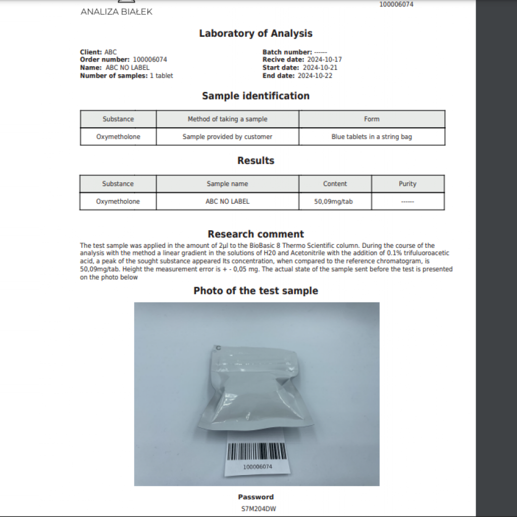 Stealth Labs Oxymetholone Stealth Labs Oxymetholone