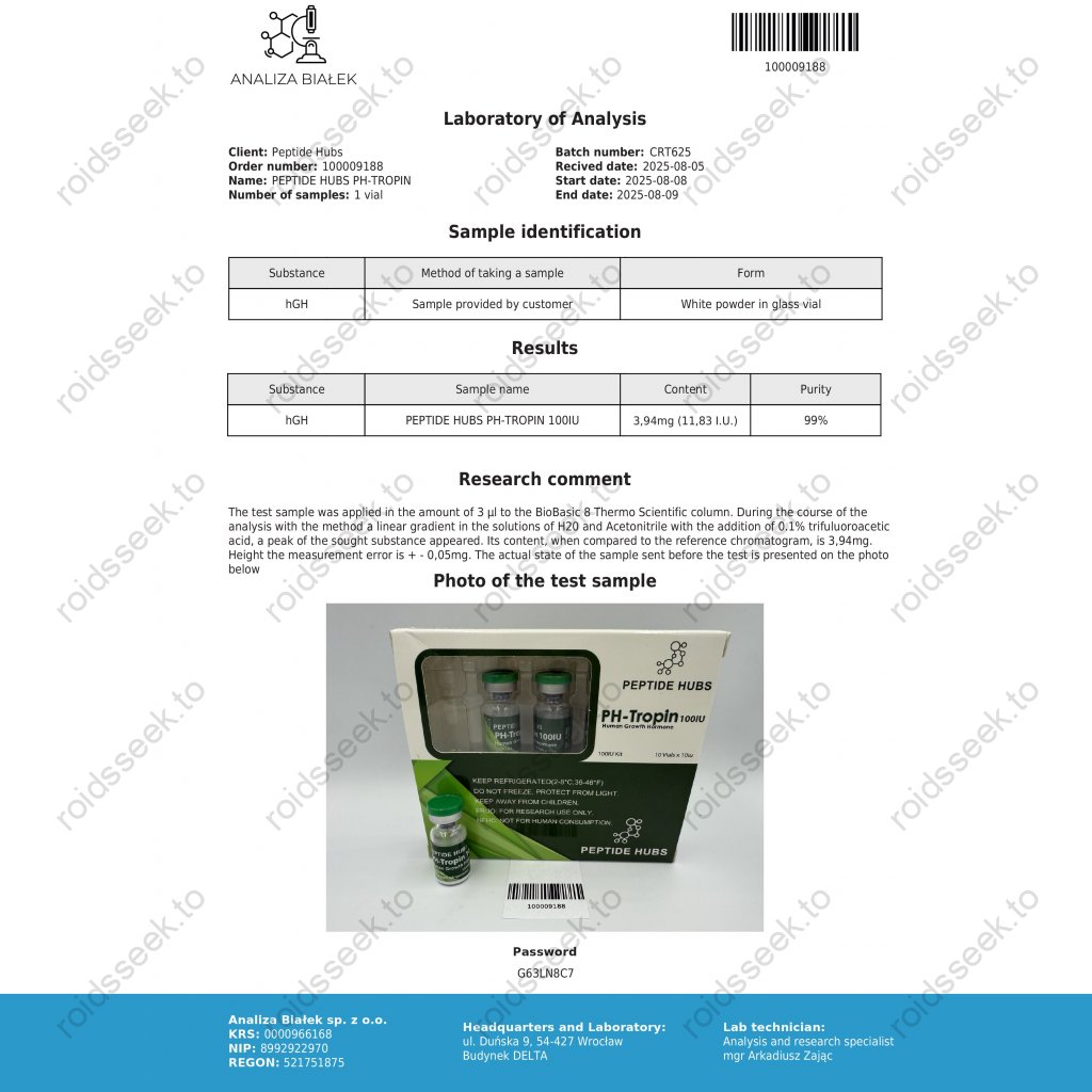 Peptide Hubs PH-Tropin Peptide Hubs PH-Tropin