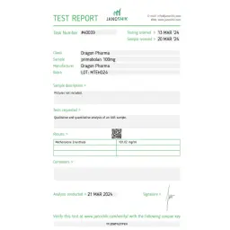 Dragon Pharma, Europe Primobolan 100