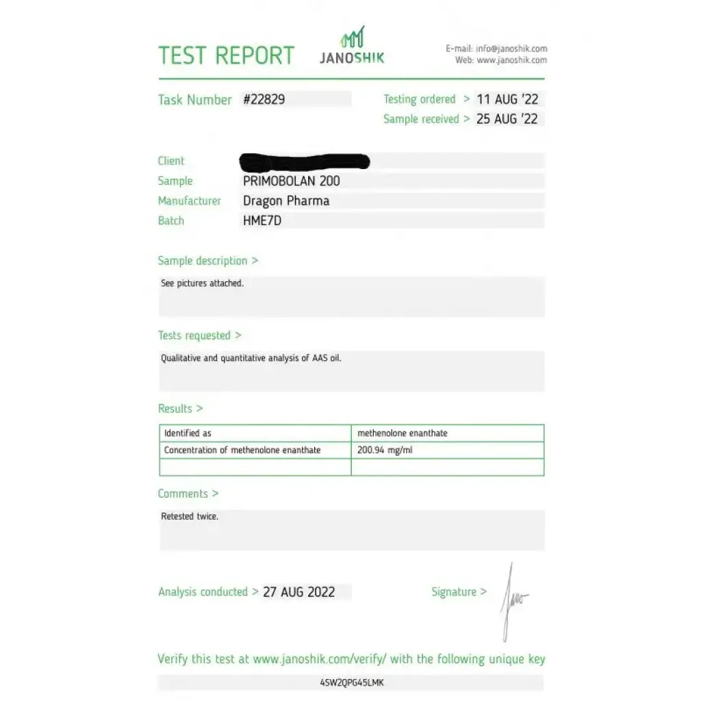 Dragon Pharma, Europe Primobolan 200 Dragon Pharma, Europe Primobolan 200