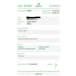 Dragon Pharma, Europe Primobolan 200