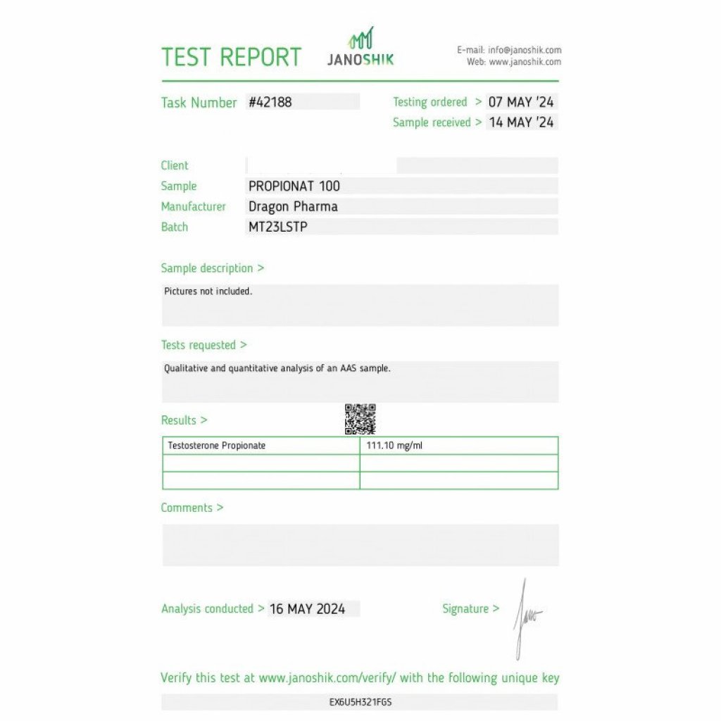 Dragon Pharma, Europe Propionat 100 Dragon Pharma, Europe Propionat 100