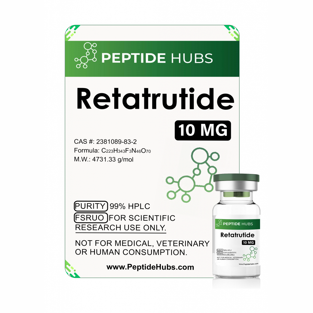 Peptide Hubs Retatrutide 10mg Peptide Hubs Retatrutide 10mg