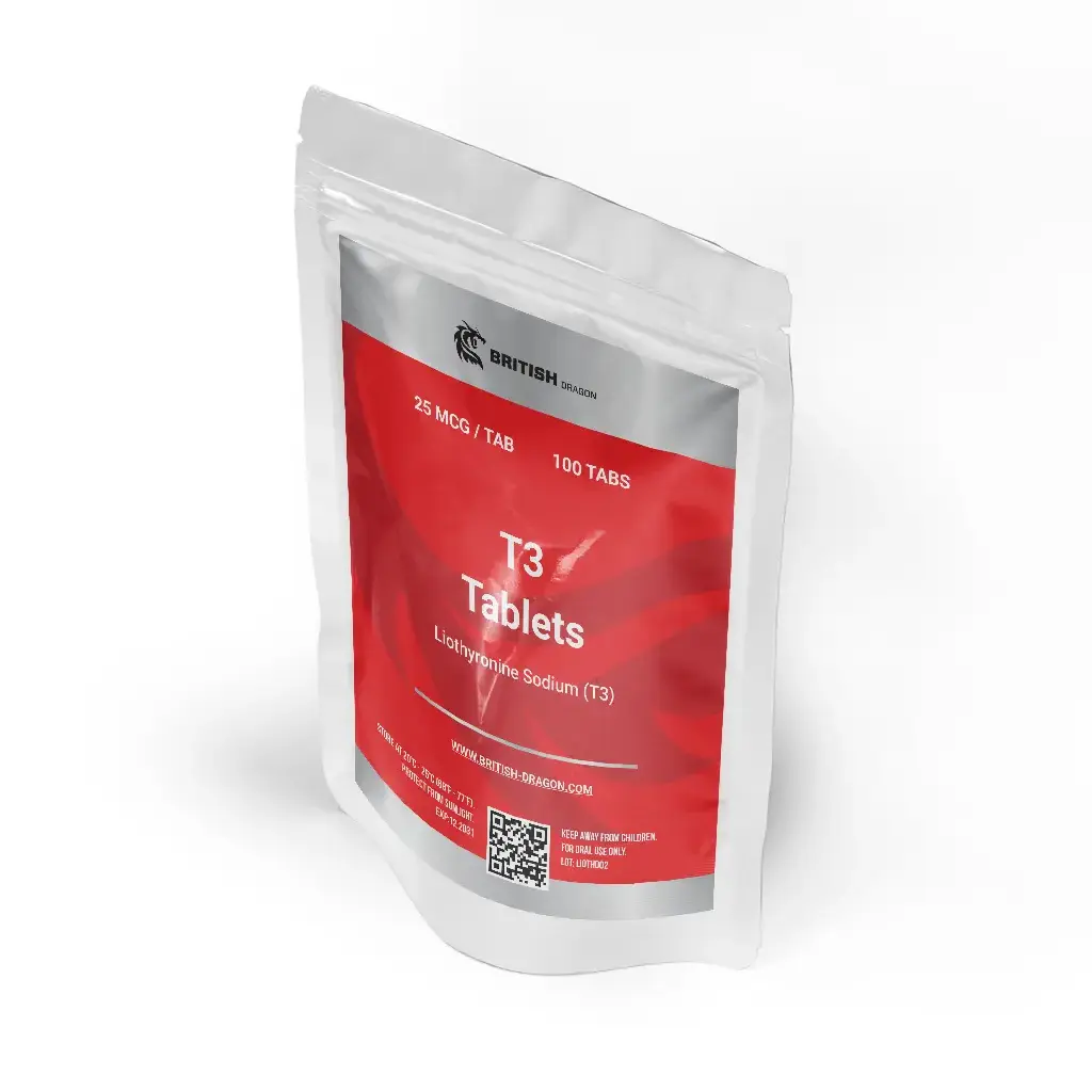 British Dragon Pharmaceuticals T3 100 Tablets