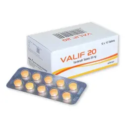 Ajanta Pharma, India Valif 20 mg