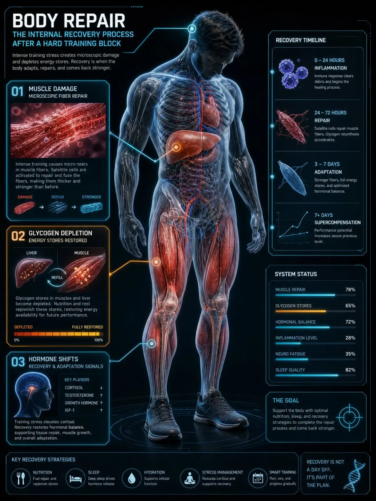 recovery after heavy training