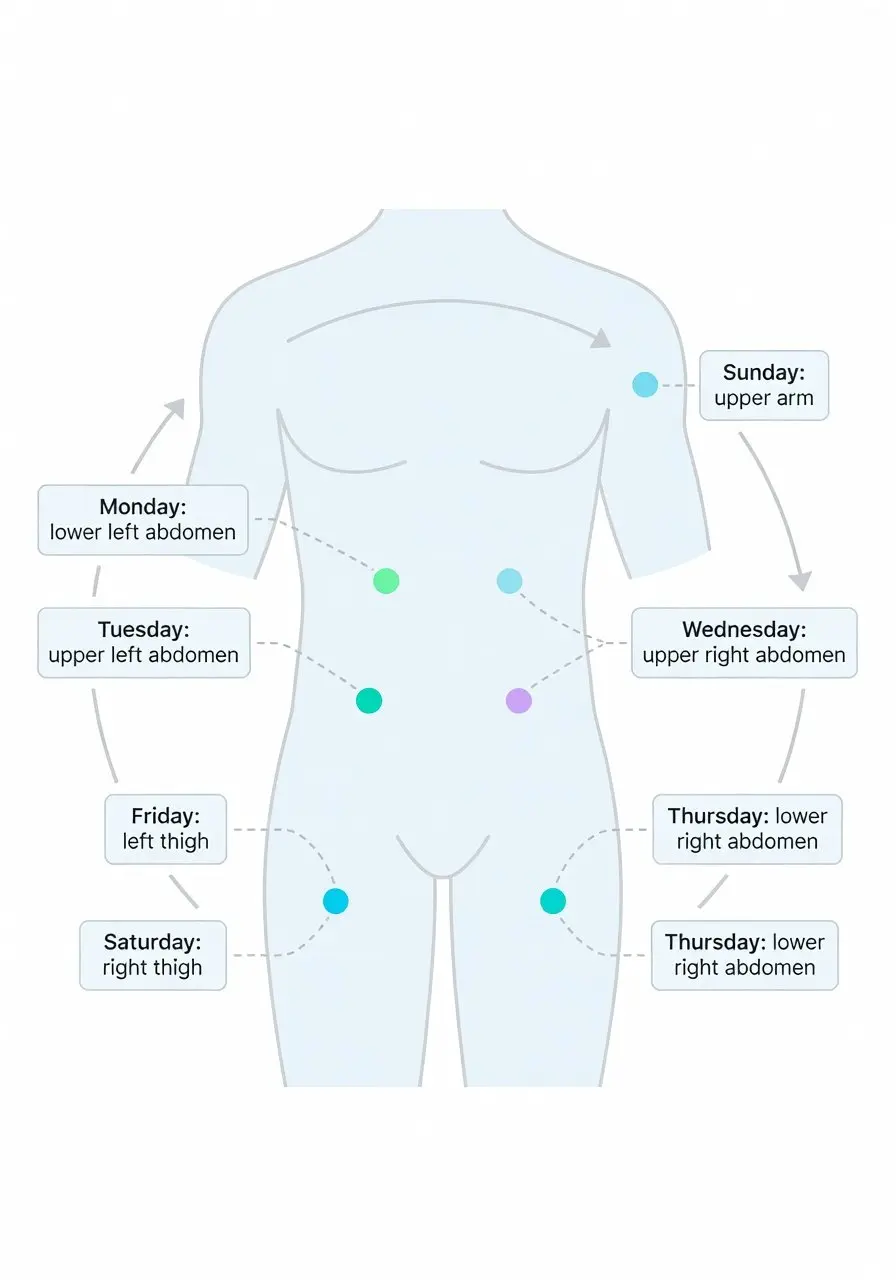 How Site Rotation Prevents Lipohypertrophy and Lipoatrophy